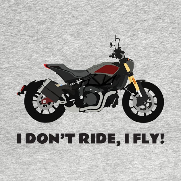 I don't ride, I fly! Indian FTR 1200 S by WiredDesigns